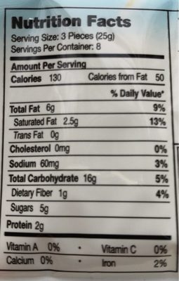 JULIE'S OATS25 STRAWBERRY 8'S PACK 200G 