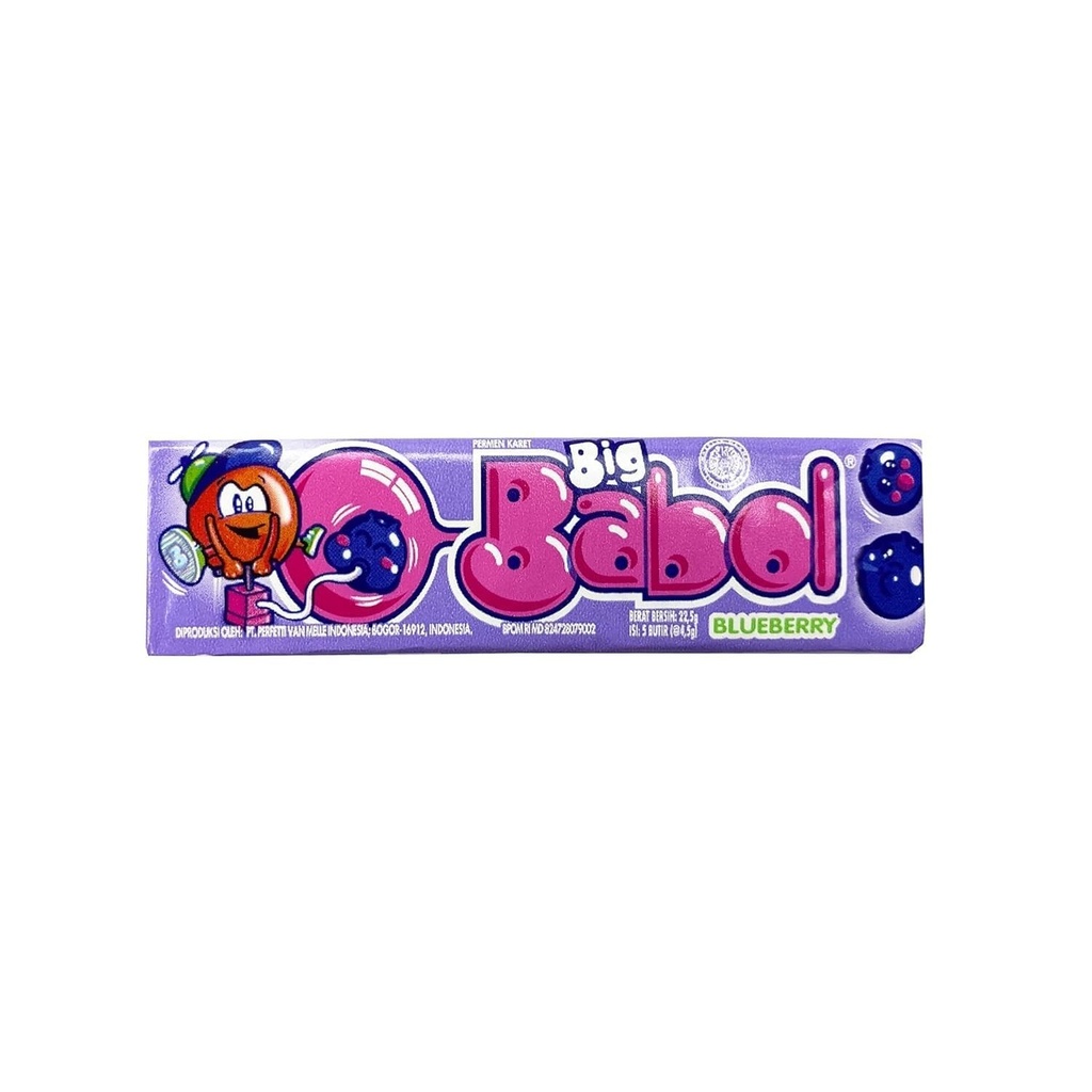 CHUPA CHUPS BIG BABOL GUM BLUBERRY 20G