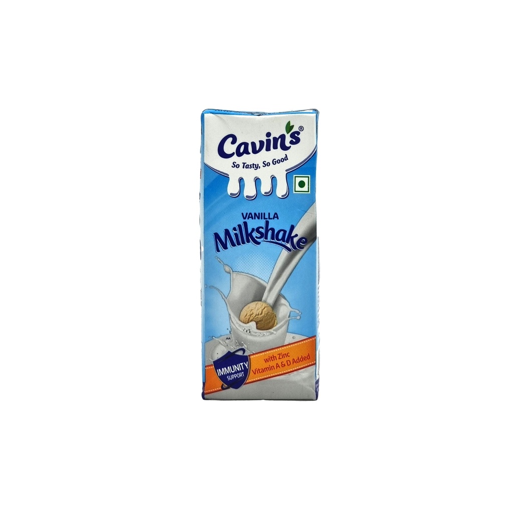Cavins Vanilla Milkshake 180ml (8902979052382)