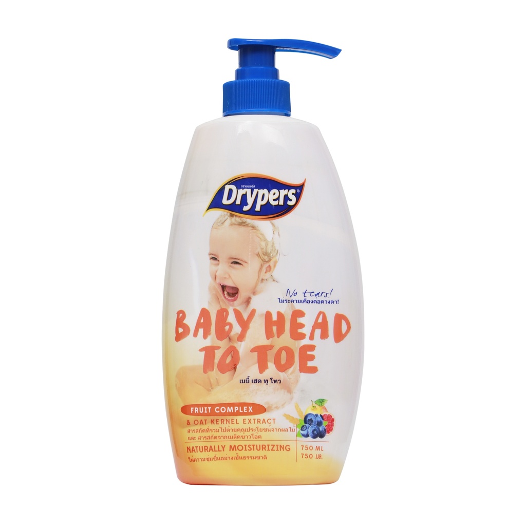 Drypers Head To Toe 750ml (Fruit)