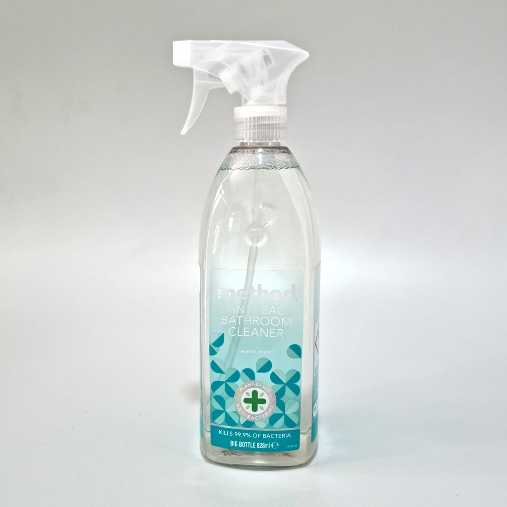 METHOD ANTI-BACTERIAL BATHROOM CLEANER WATER MINT 828ML