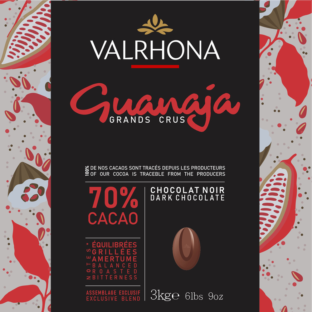 Valrhona Guanaja 70% Dark Chocolate 3kg Bag
