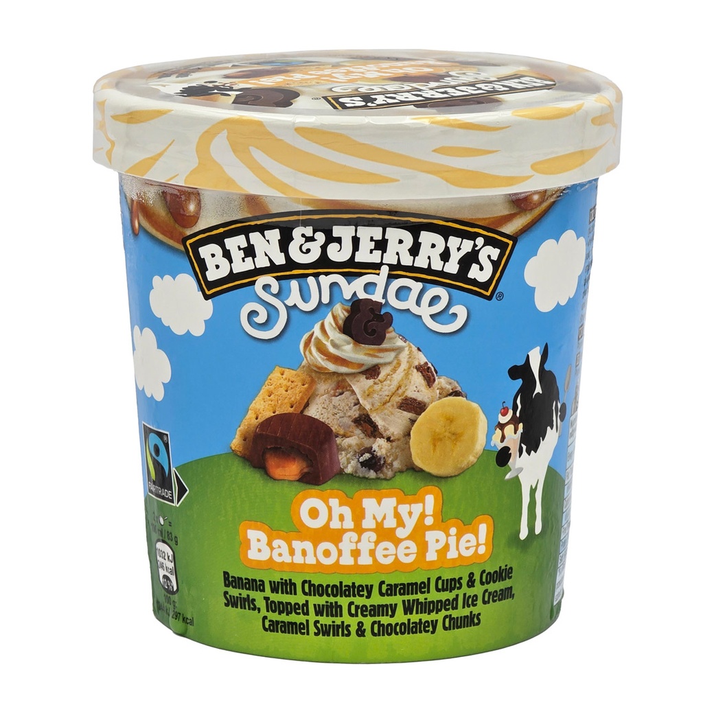 BEN & JERRYS SUNDAE OH MU BANOFFEE PIE 427ML