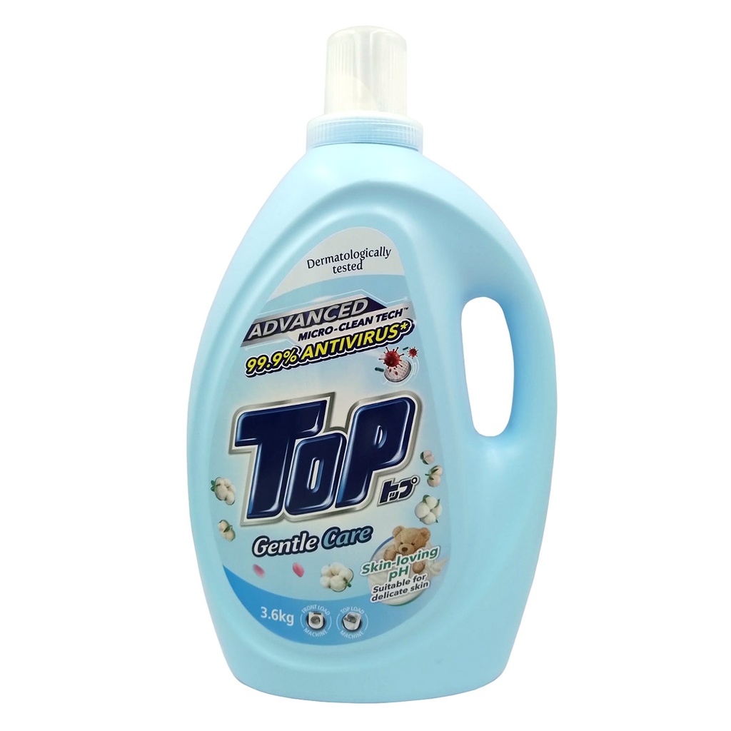 TOP LIQUID DETERGENT GENTLE CARE 3.6KG