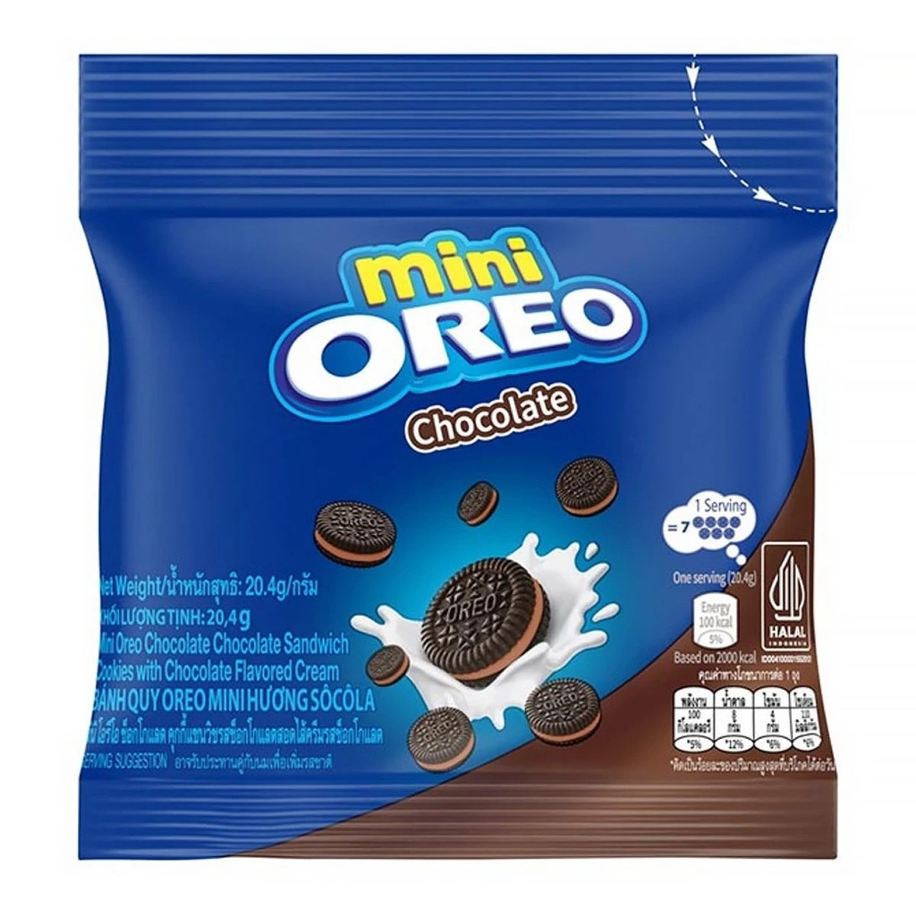 OREO MINI CHOCOLATE POUCH 20.4G