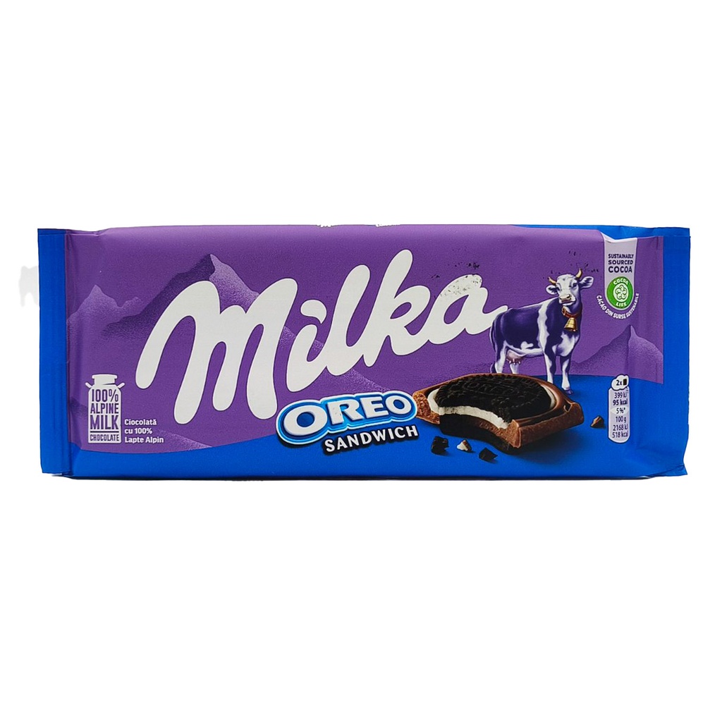MILKA CHOCOLATE OREO SANDWICH 92G