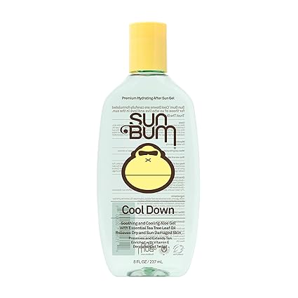 SUN BUM COOL DOWN AFTER SUN ALOE GEL WITH TEA TREE LOTION 8OZ / 237ML
