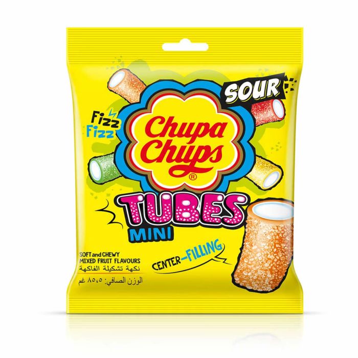 CHUPA CHUPS SOUR TUBES MINI 24.4G