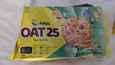JULIE'S OATS25 TEN GRAINS 8'SPACK 200G 