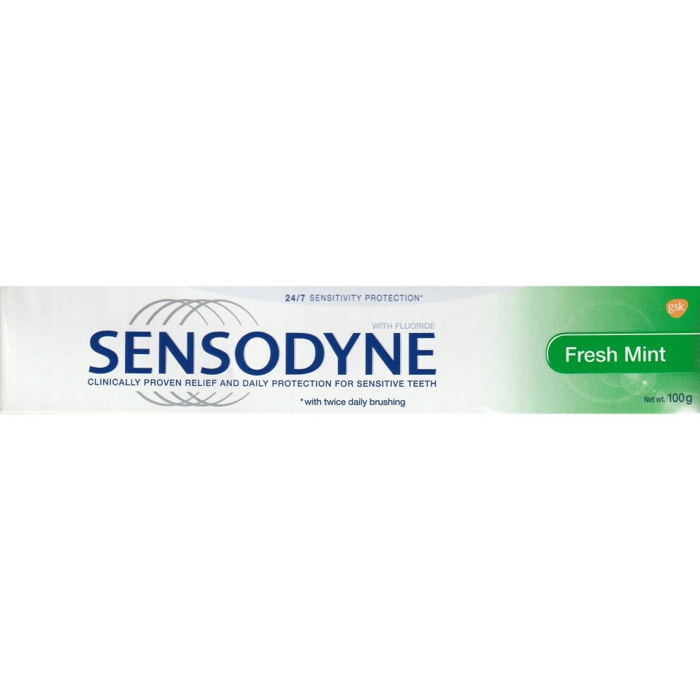 SENSODYNE TOOTHPASTE FRESH MINT 100G