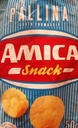 AMICA CHIPS CHEESE CORN BALL MSG-FREE 50G