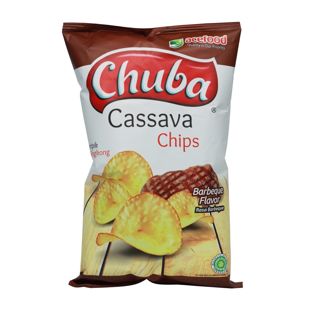 Chuba Cassava Chips Barbeque 140g