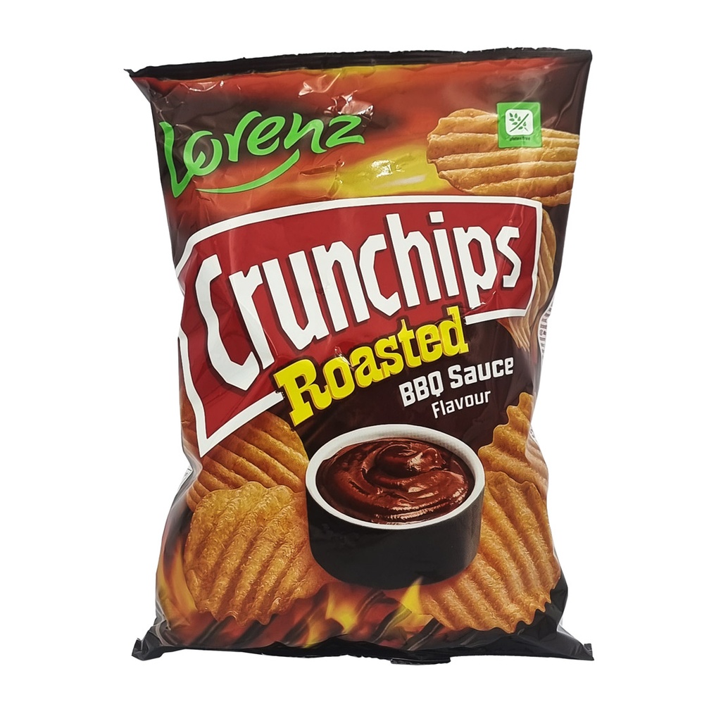LORENZ CRUNCHIPS BBQ SAUCE ROASTED 120G