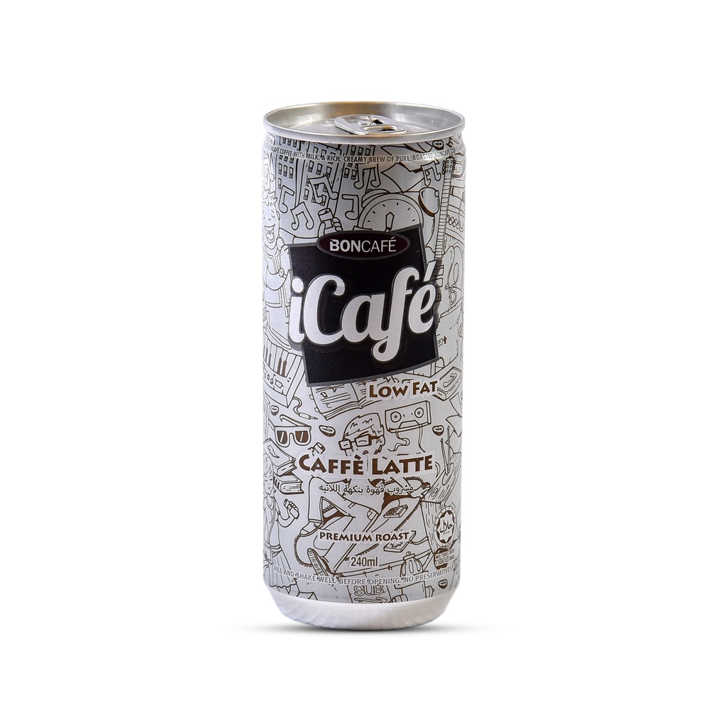 Boncafe Icafe Caffe Latte 240ml