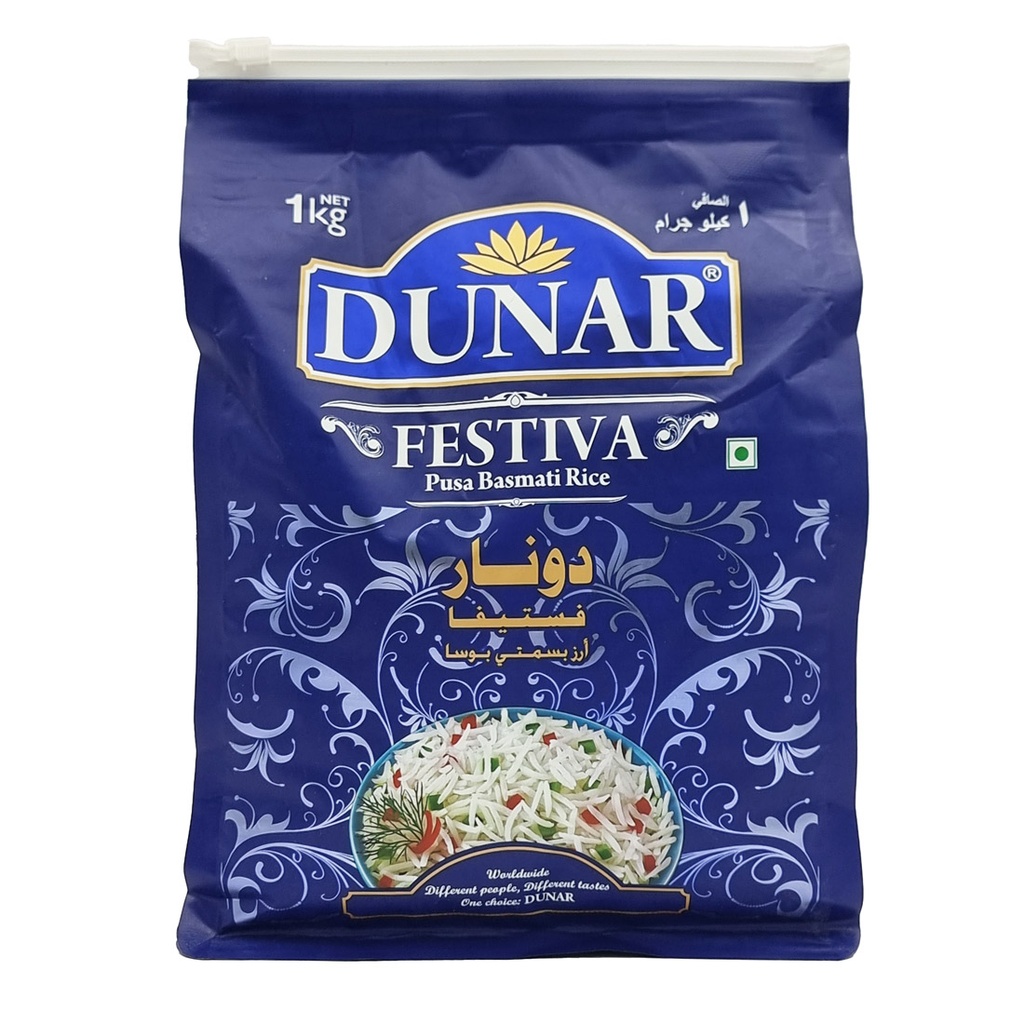 Dunar Festiva Pusa Basmati Rice 1kg