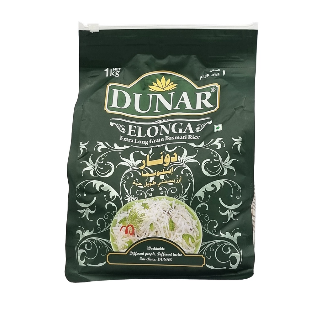 Dunar Elonga Basmati Rice 1kg