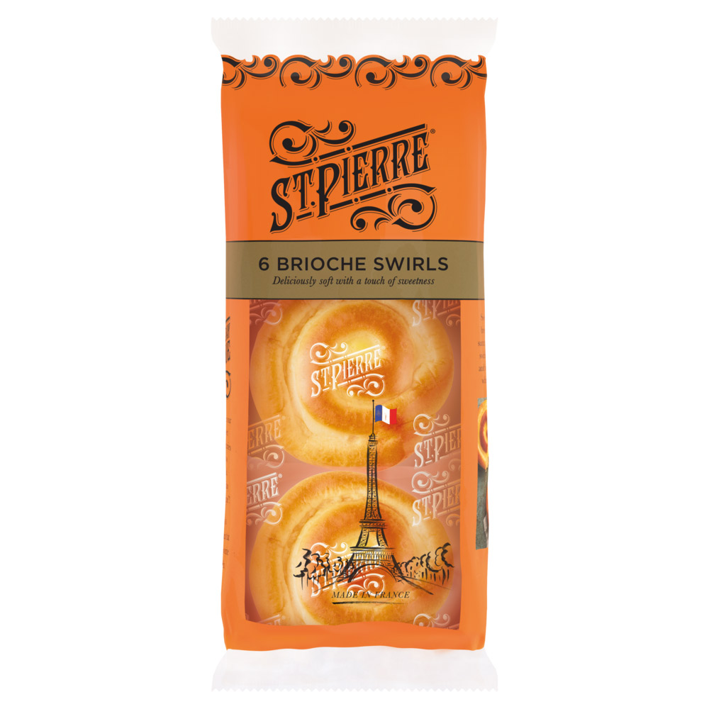 ST PIERRE BRIOCHE SWIRLS 6PK