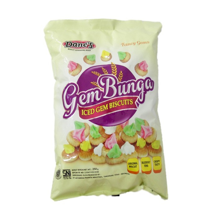 Dane'S Iced Gem Biscuits 220g