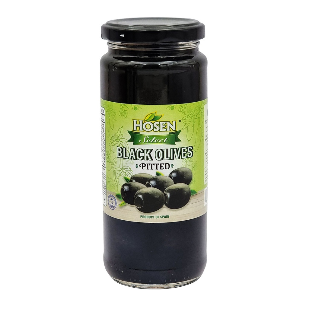 Hosen Pitted Black Olives 345g