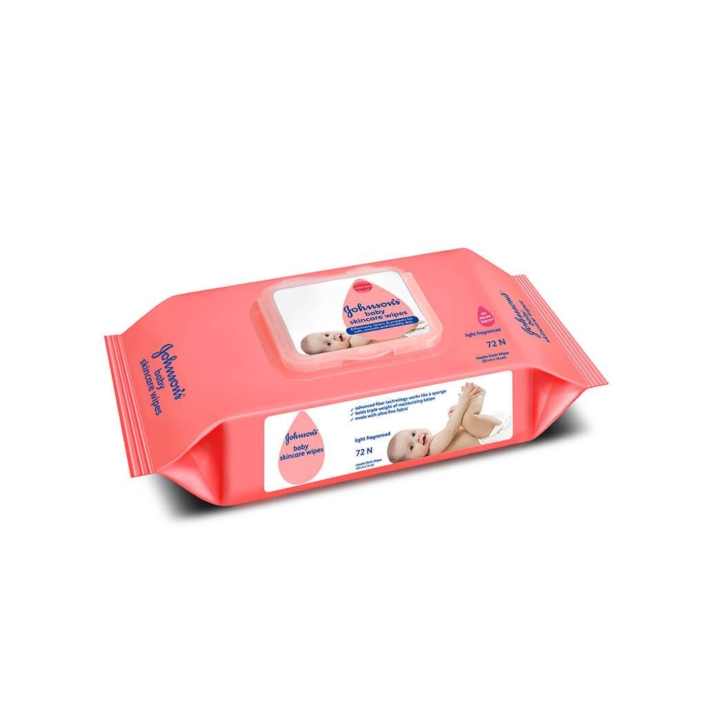 Johnson'S Baby Wipes 72 Pulls