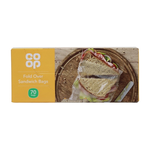 CO-OP 70 FOLD OVER SANDWICH BAGS