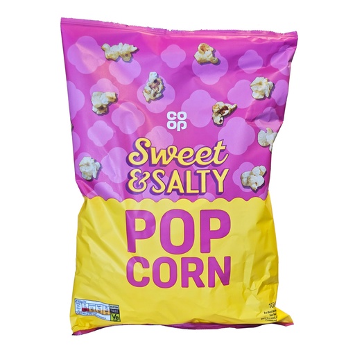 CO-OP SWEET & SALTED POPCORN 100G