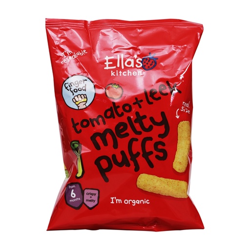 ELLA'S KITCHEN MELTY PUFFS - TOMATO & LEEK 6+ MONTHS 20G