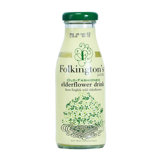 FOLKINGTON'S OLD-FASHIONED ELDERFLOWER DRINK 250ML
