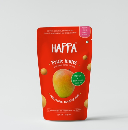 HAPPA FRUIT MELTS MANGO 20G