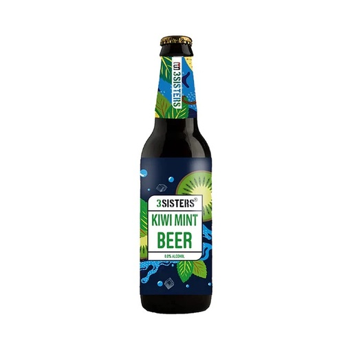 3 SISTERS NON ALCOHOLIC BEER KIWI MINT BTL 330ML