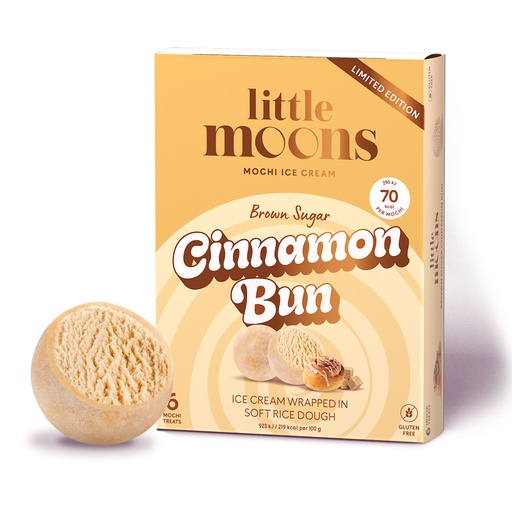 LITTLE MOONS CINNAMON BUN MOCHI 192G