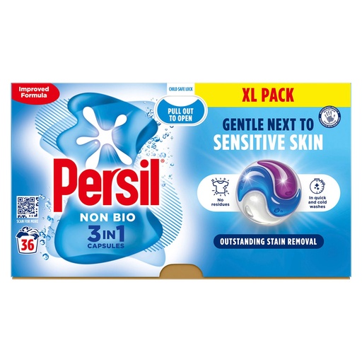 PERSIL 3IN1 CAPSULES NON BIO LAUNDRY PODS 36'S