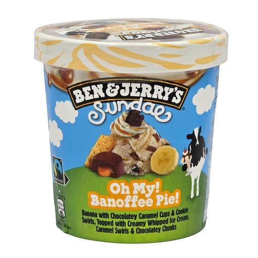 BEN & JERRYS SUNDAE OH MU BANOFFEE PIE 427ML