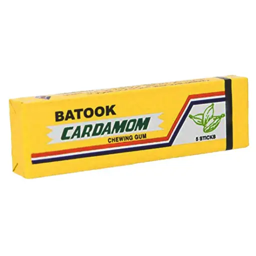 BATOOK CHEWING GUM CARDAMOM 5'S 12.5G