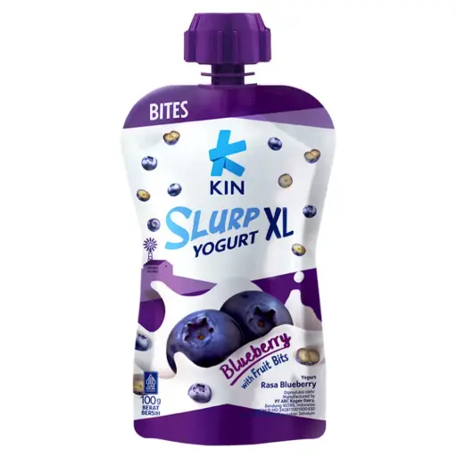 KIN YOGHURT SLURP XL BLUEBERRY 80G