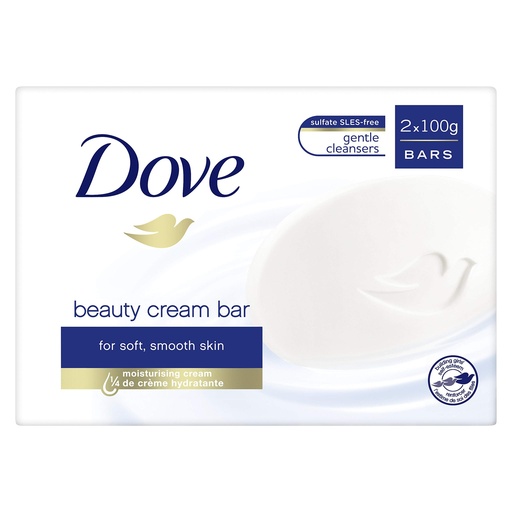 DOVE BEAUTY CREME BAR 2'S BARS 100G